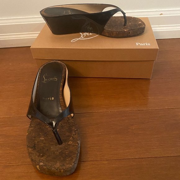 Christian Louboutin Wedge Sandals - Picture 2 of 5